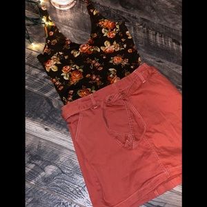 2PIECE SET🧡Bodysuit & skirt